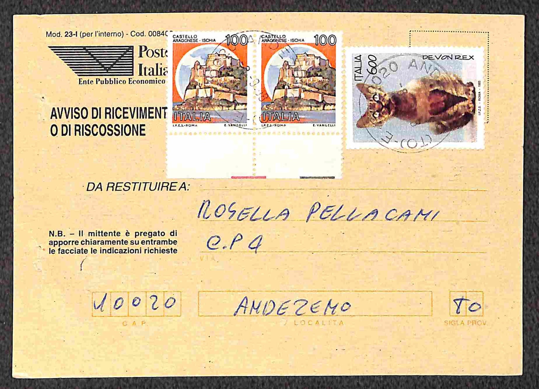 Italia / Repubblica / Posta Ordinaria