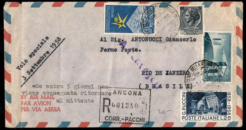 Italia / Repubblica / Aerogrammi