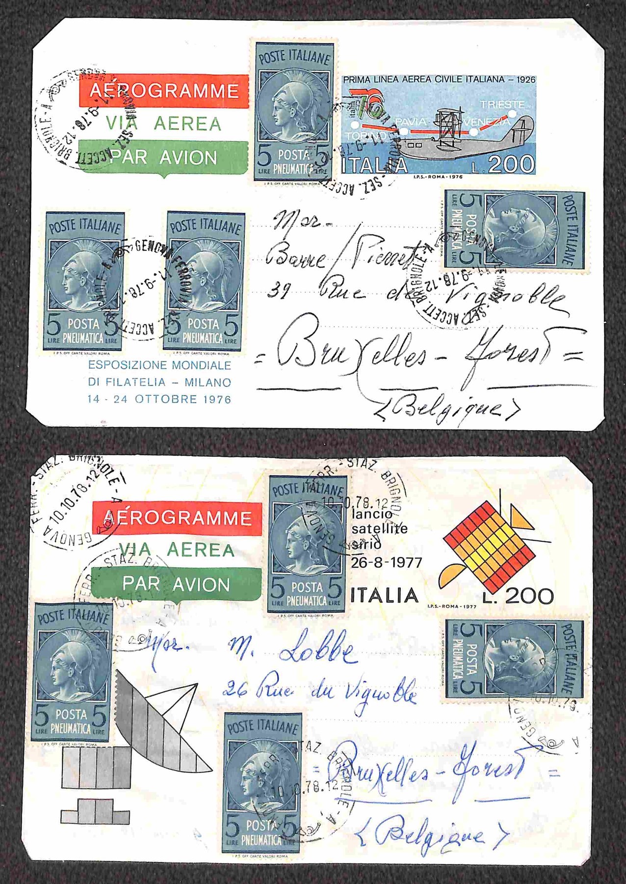 Italia / Repubblica / Posta Pneumatica