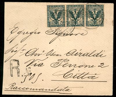 Italia / Regno / Umberto i / Raccomandata