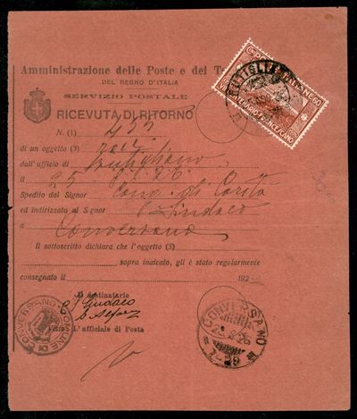 Italia / Regno / Vittorio Emanuele III / Posta Ordinaria