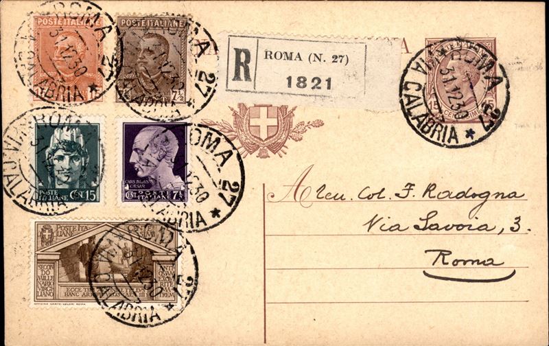 Italia / Regno / Vittorio Emanuele III / Posta Ordinaria