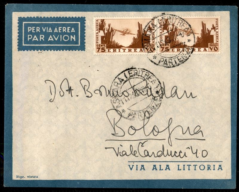Italia / Colonie / Eritrea / Aerogrammi