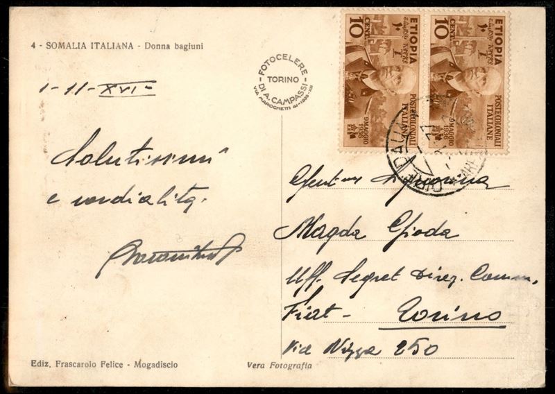 Italia / Colonie / Etiopia / Posta Ordinaria