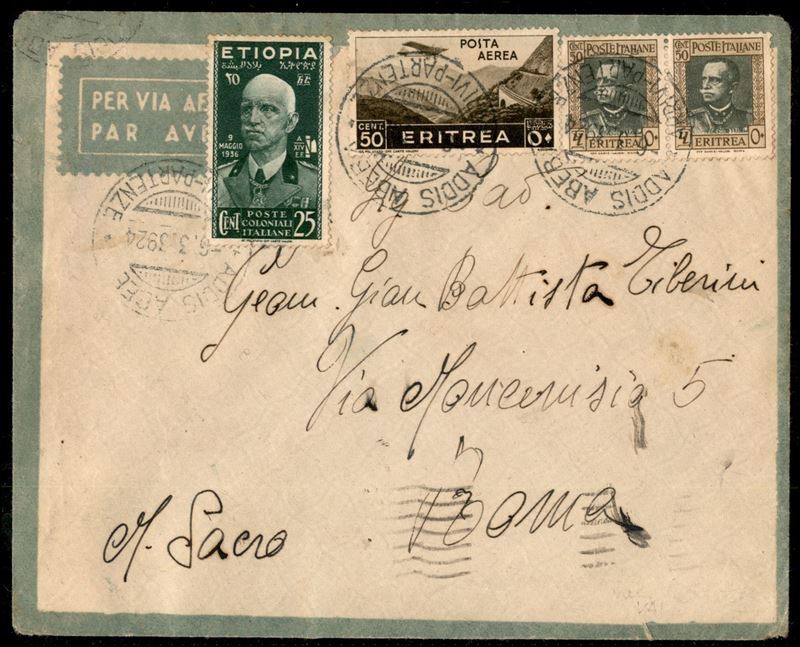 Italia / Colonie / Etiopia / Aerogrammi