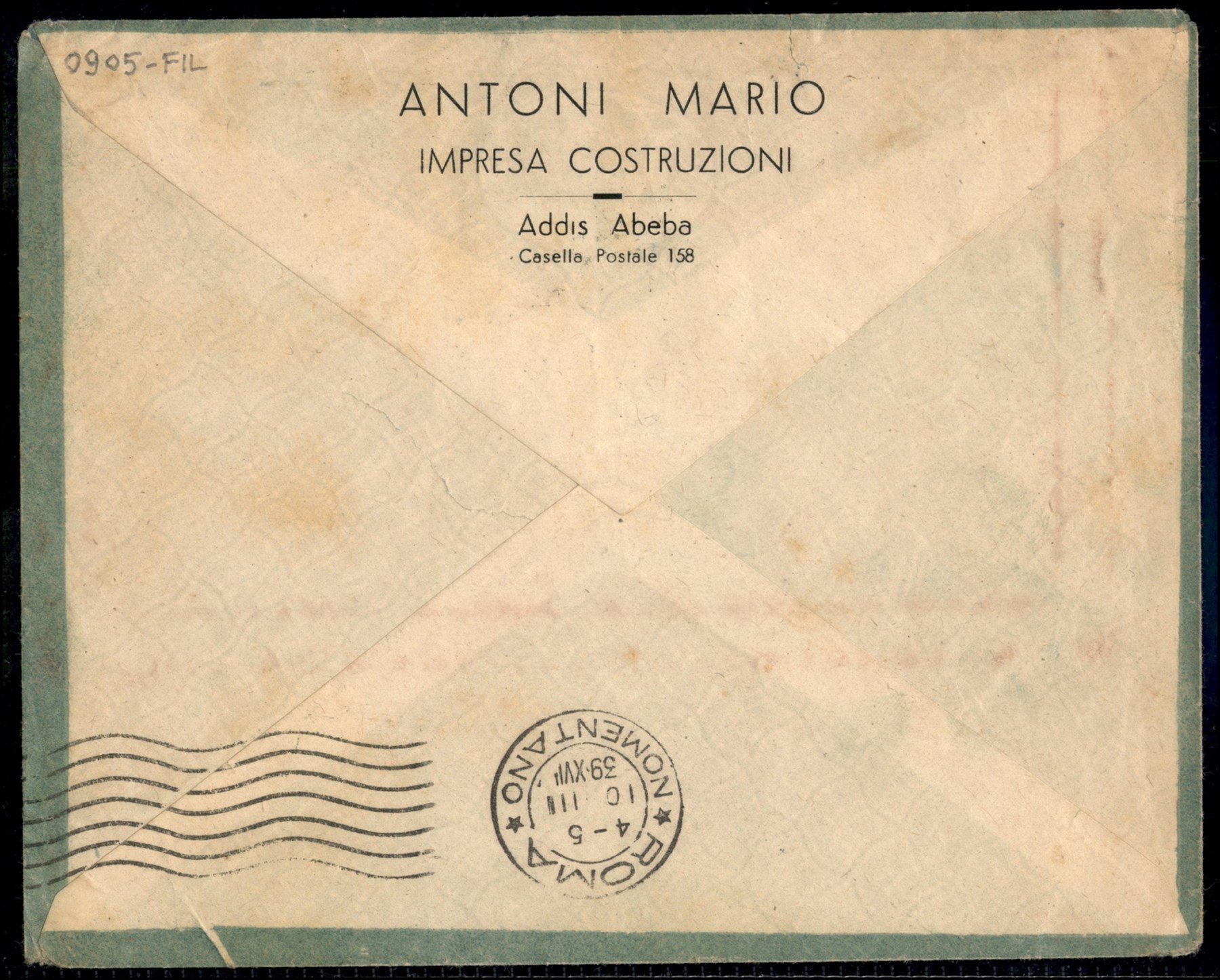 Italia / Colonie / Etiopia / Aerogrammi