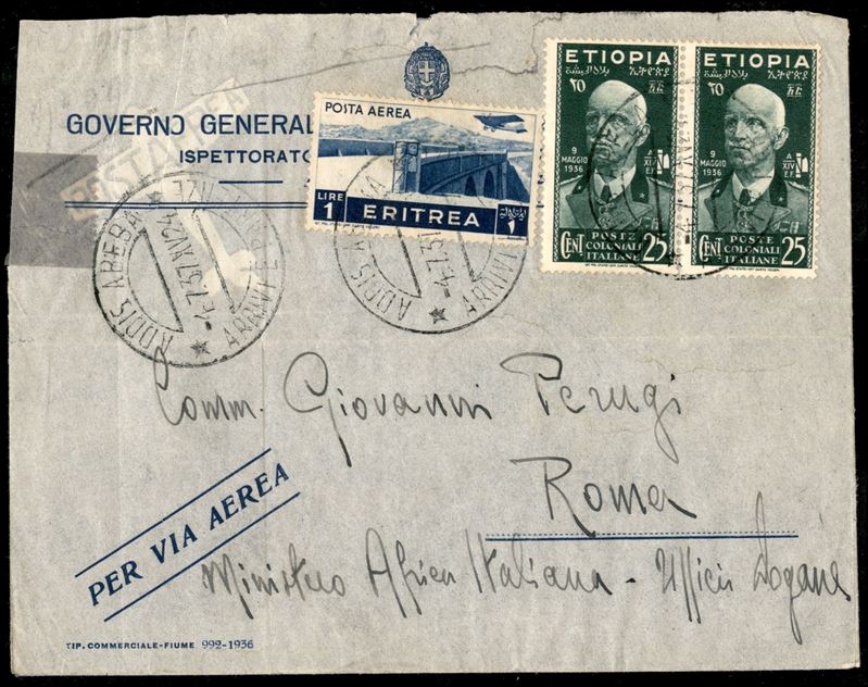 Italia / Colonie / Etiopia / Aerogrammi