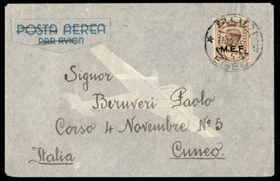 Italia / Occupazioni Straniere delle Colonie / Occupazione Britannica / M.e.f. / Posta Ordinaria