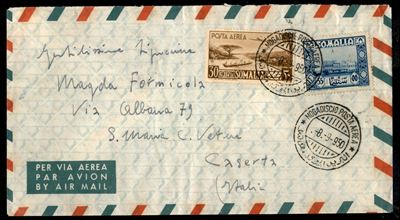 Italia / Occupazioni Straniere delle Colonie / Somalia a.f.I.s. / Aerogrammi