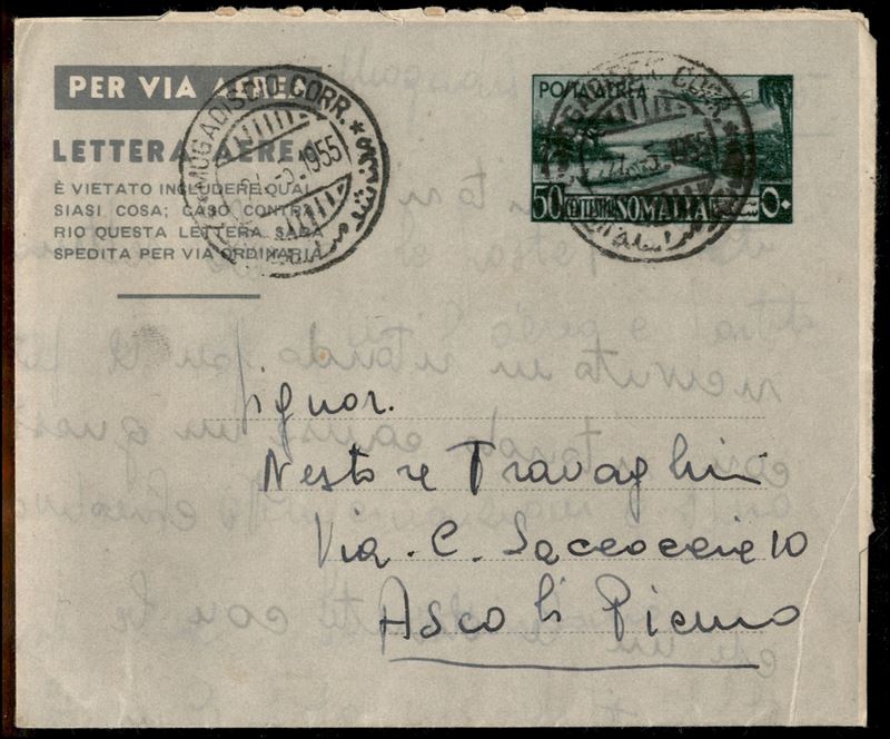 Italia / Occupazioni Straniere delle Colonie / Somalia a.f.I.s. / Posta Aerea