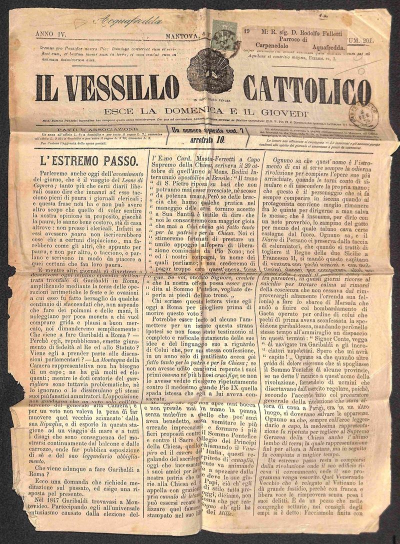 Italia / Regno / Vittorio Emanuele II / Posta Ordinaria
