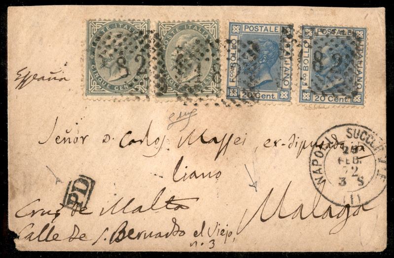 Italia / Regno / Vittorio Emanuele II / Posta Ordinaria
