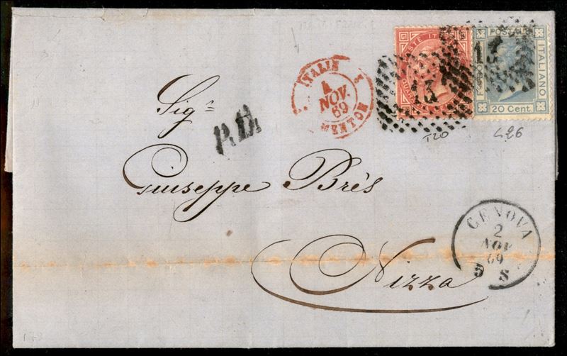Italia / Regno / Vittorio Emanuele II / Posta Ordinaria