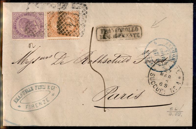 Italia / Regno / Vittorio Emanuele II / Posta Ordinaria