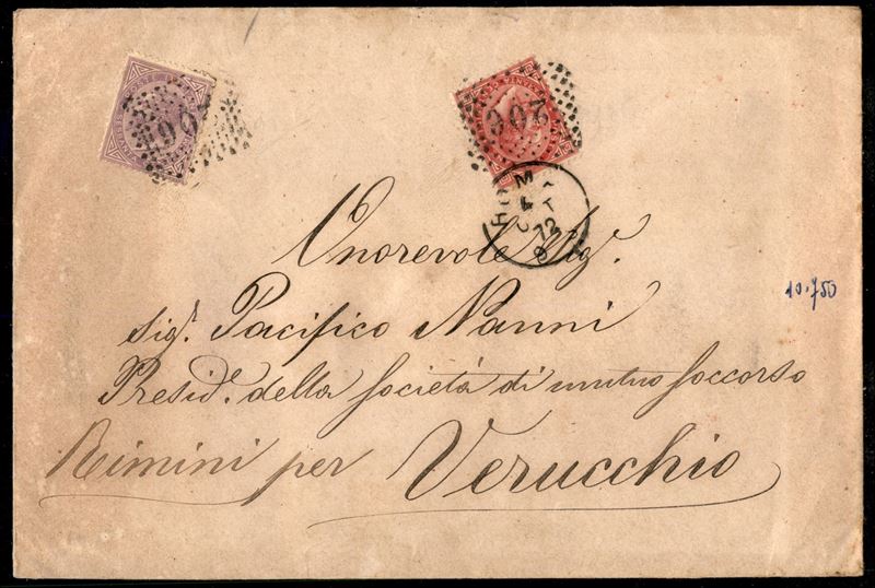 Italia / Regno / Vittorio Emanuele II / Posta Ordinaria