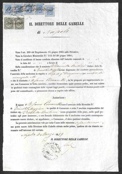 Italia / Regno / Vittorio Emanuele II / Posta Ordinaria