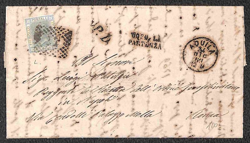 Italia / Regno / Vittorio Emanuele II / Posta Ordinaria