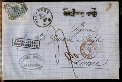 Italia / Regno / Vittorio Emanuele II / Posta Ordinaria
