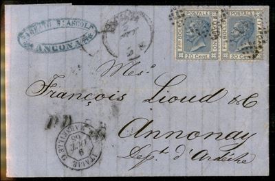 Italia / Regno / Vittorio Emanuele II / Posta Ordinaria