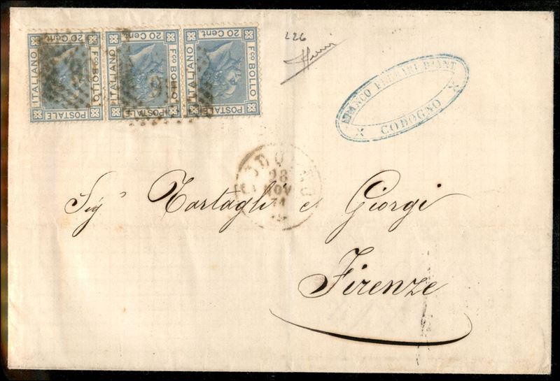 Italia / Regno / Vittorio Emanuele II / Posta Ordinaria