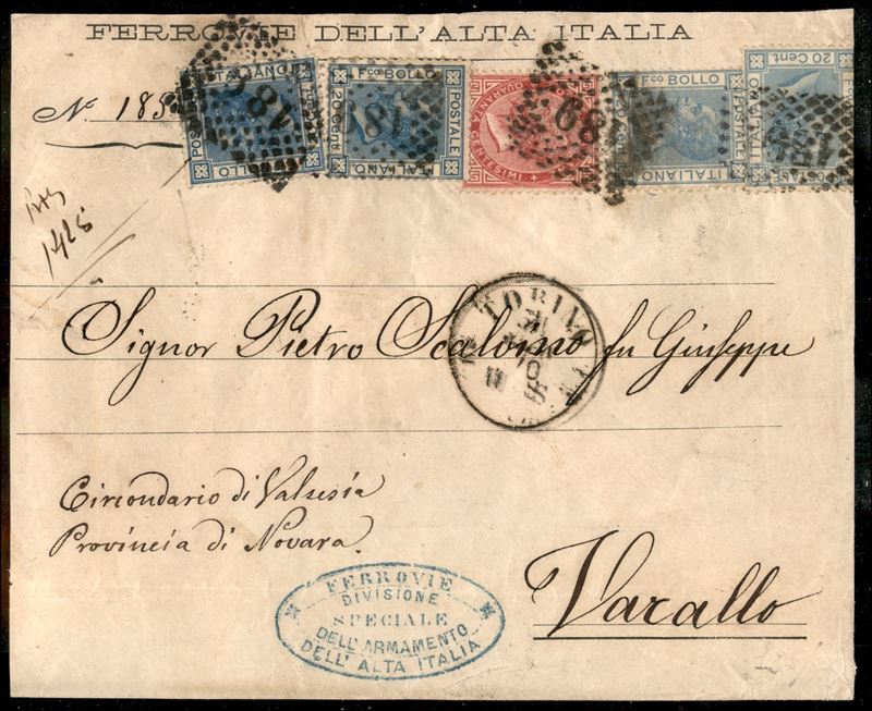 Italia / Regno / Vittorio Emanuele II / Posta Ordinaria
