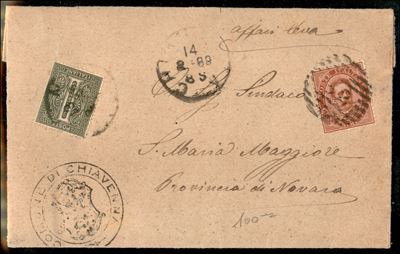 Italia / Regno / Umberto i / Posta Ordinaria