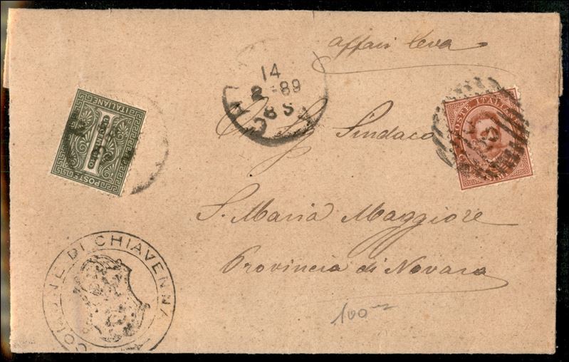 Italia / Regno / Umberto i / Posta Ordinaria