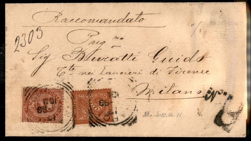Italia / Regno / Umberto i / Posta Ordinaria