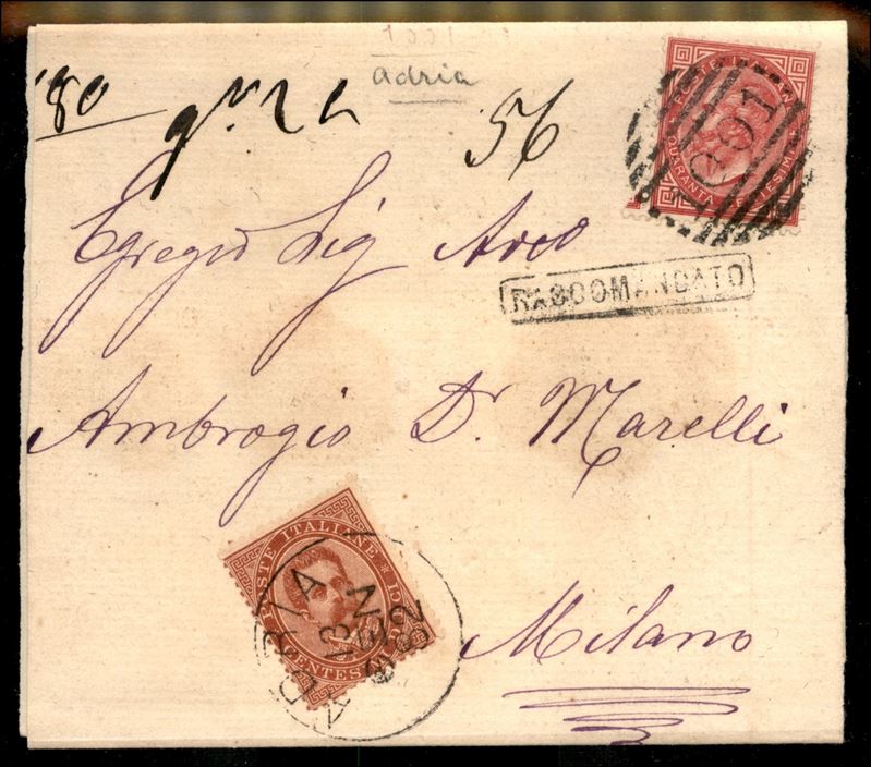 Italia / Regno / Umberto i / Posta Ordinaria