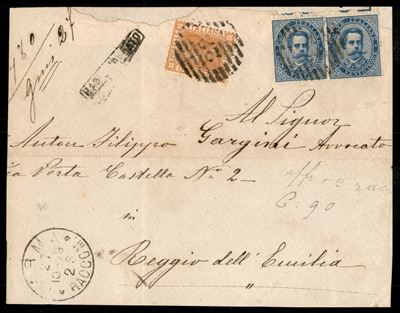 Italia / Regno / Umberto i / Posta Ordinaria