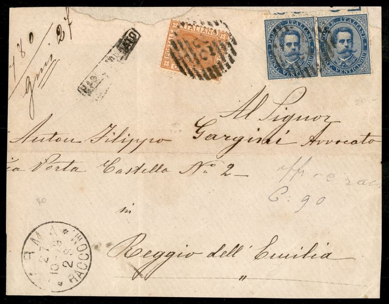Italia / Regno / Umberto i / Posta Ordinaria
