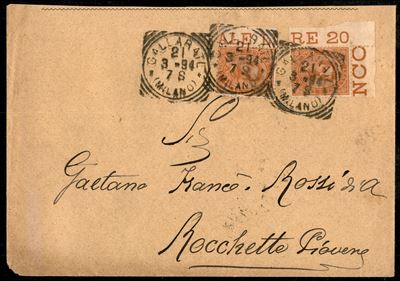 Italia / Regno / Umberto i / Posta Ordinaria