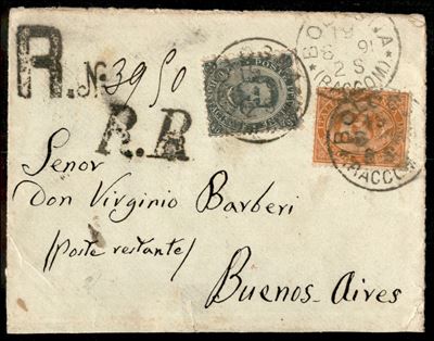 Italia / Regno / Umberto i / Posta Ordinaria