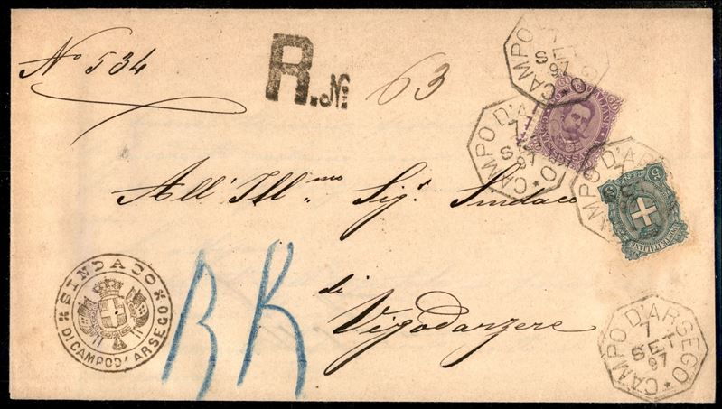Italia / Regno / Umberto i / Posta Ordinaria