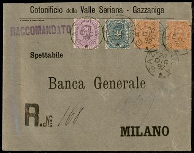 Italia / Regno / Umberto i / Posta Ordinaria