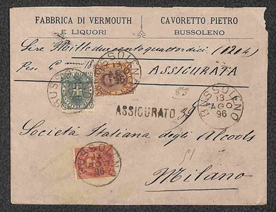 Italia / Regno / Umberto i / Posta Ordinaria