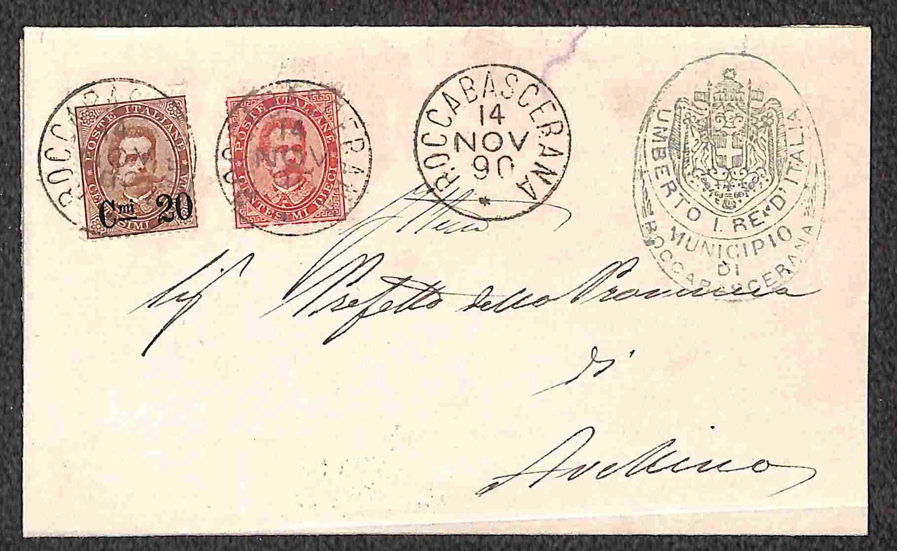 Italia / Regno / Umberto i / Posta Ordinaria