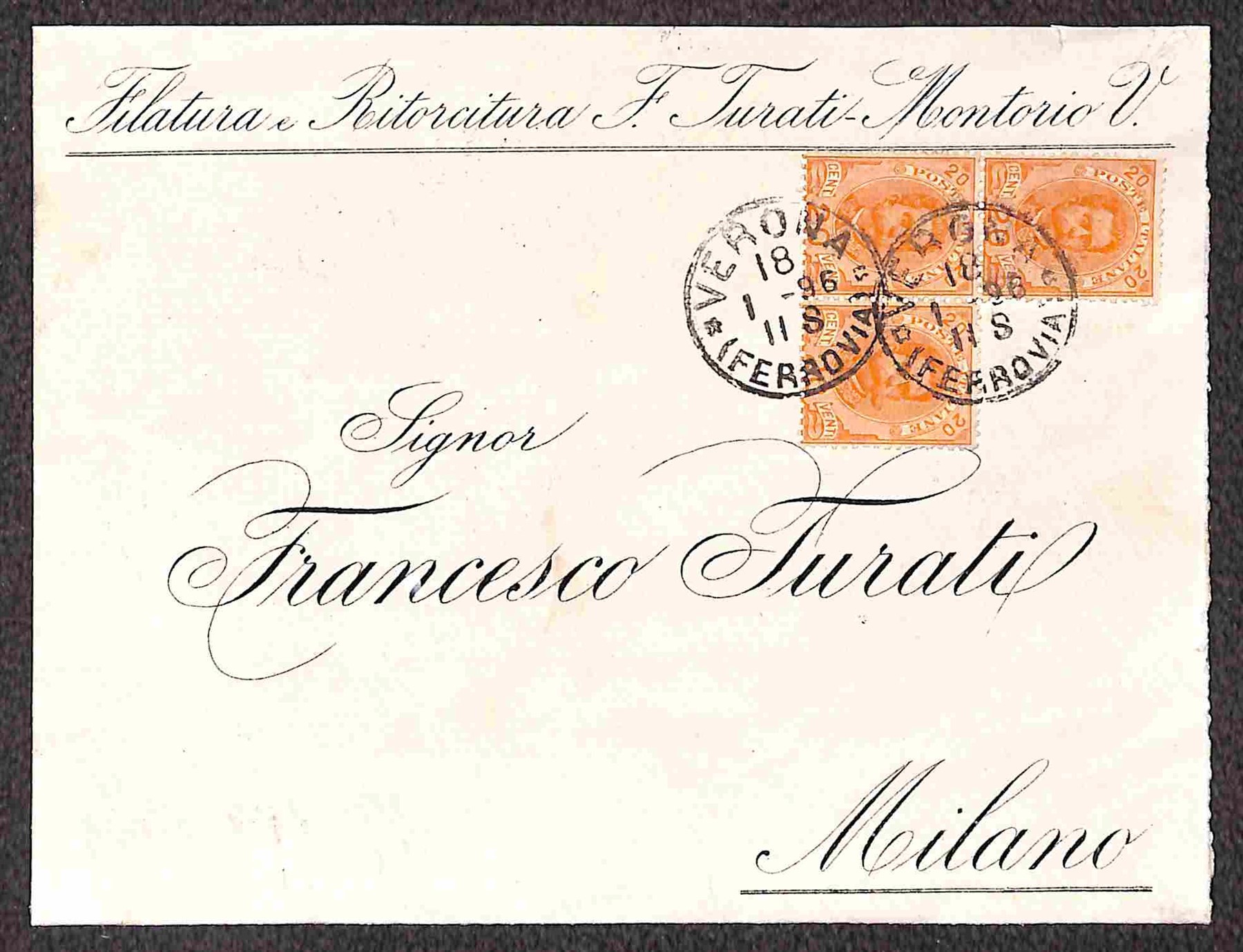 Italia / Regno / Umberto i / Posta Ordinaria