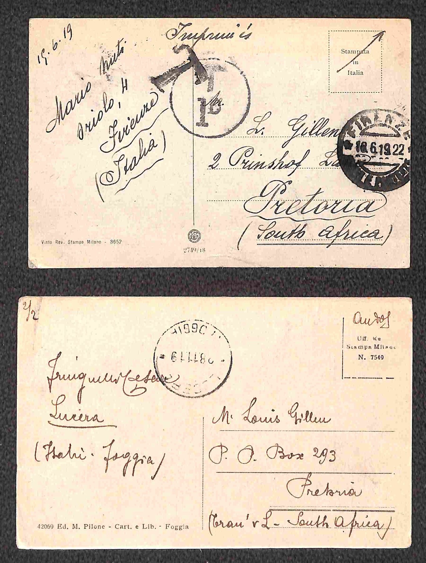 Italia / Regno / Vittorio Emanuele III / Posta Ordinaria