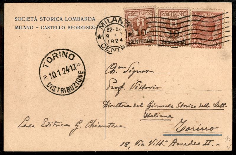 Italia / Regno / Vittorio Emanuele III / Posta Ordinaria