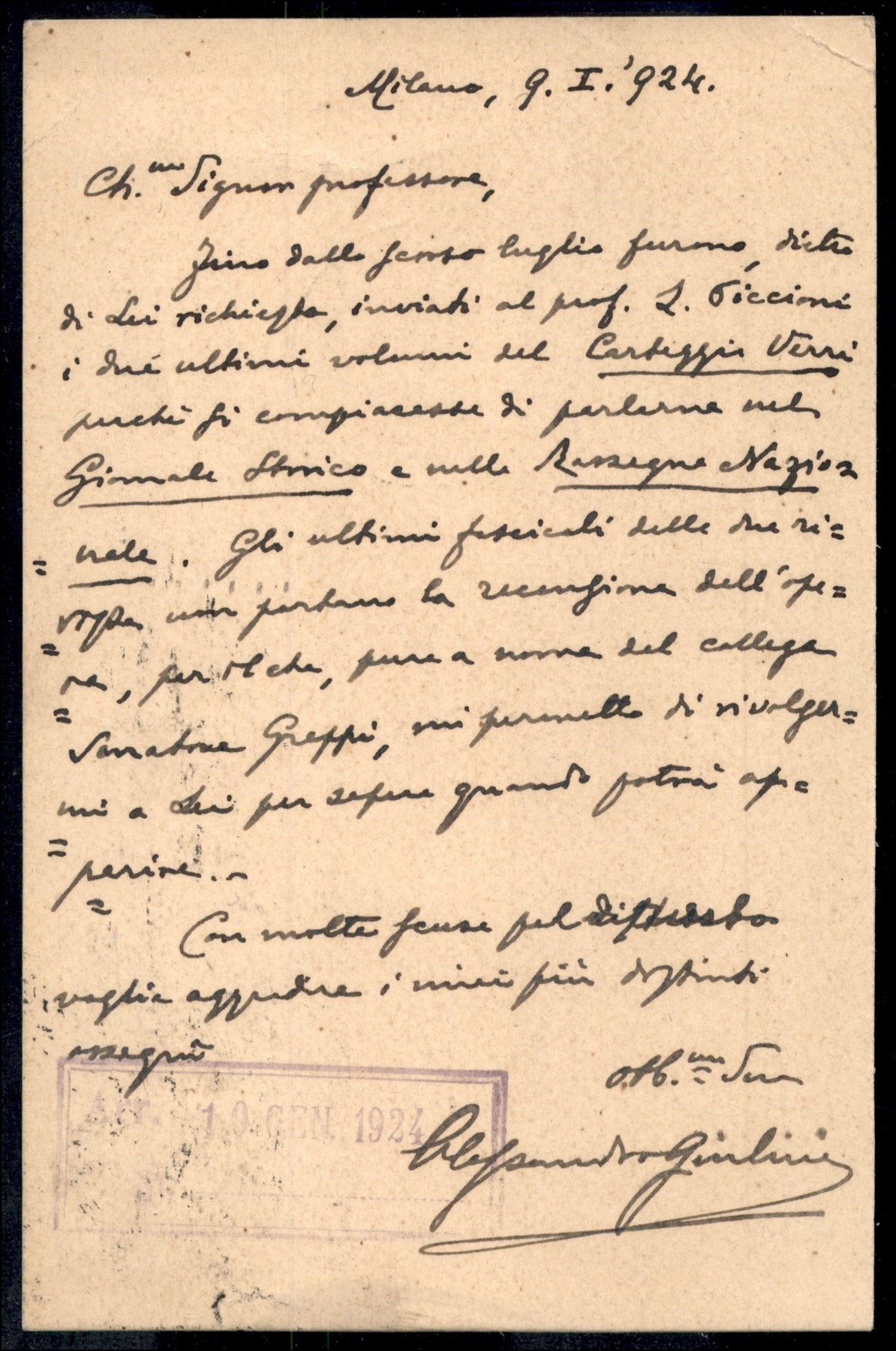 Italia / Regno / Vittorio Emanuele III / Posta Ordinaria