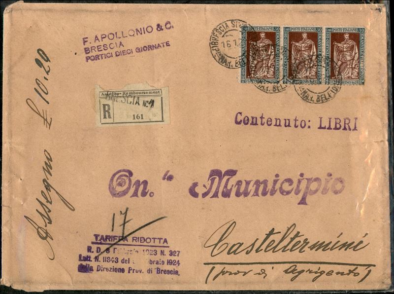 Italia / Regno / Vittorio Emanuele III / Posta Ordinaria