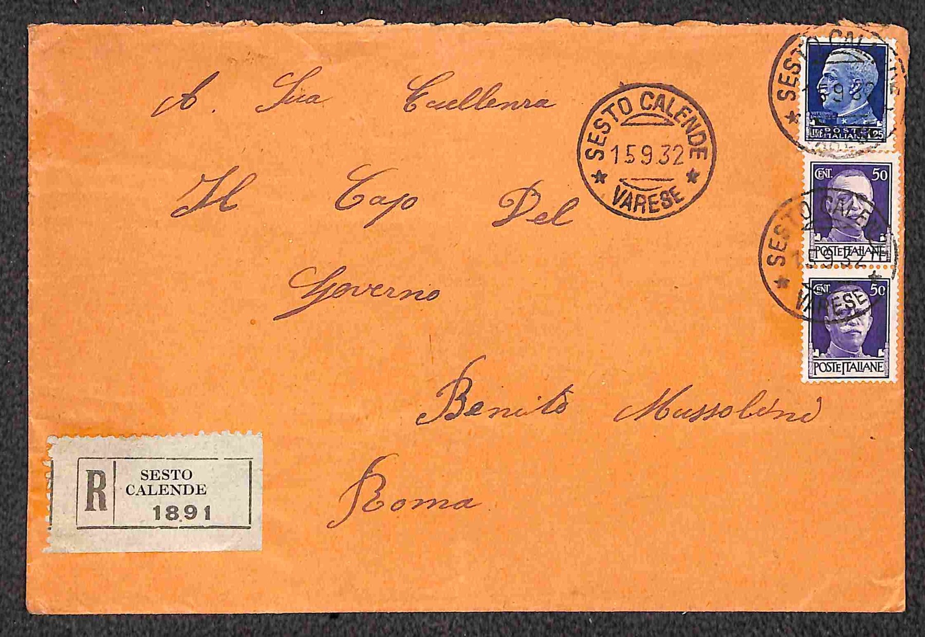 Italia / Regno / Vittorio Emanuele III / Posta Ordinaria
