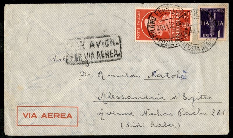 Italia / Regno / Vittorio Emanuele III / Aerogrammi