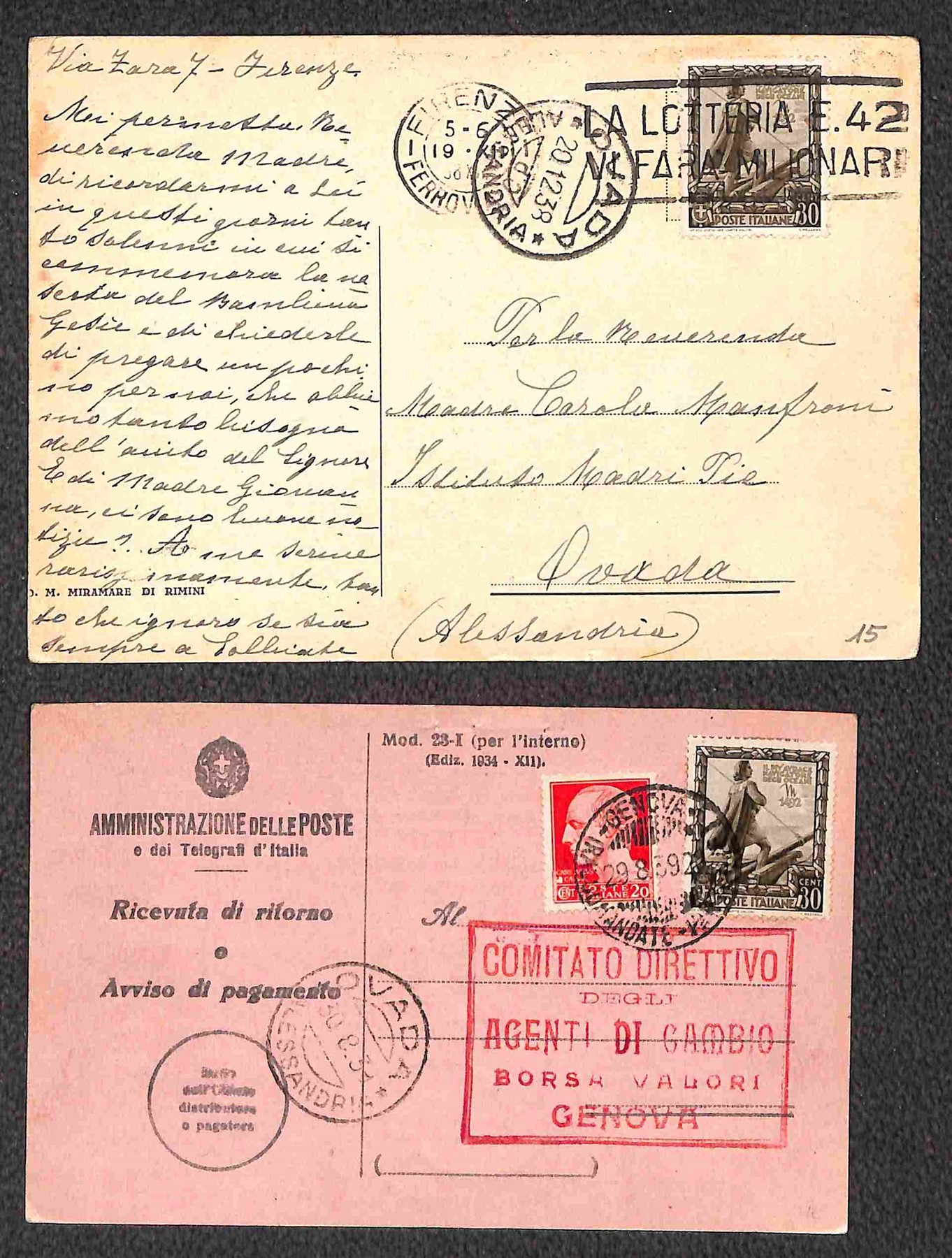 Italia / Regno / Vittorio Emanuele III / Posta Ordinaria