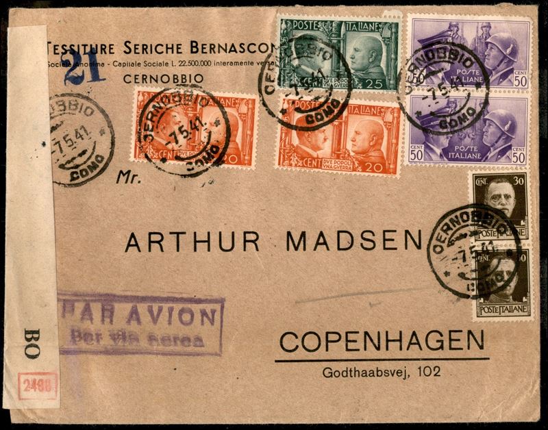 Italia / Regno / Vittorio Emanuele III / Aerogrammi