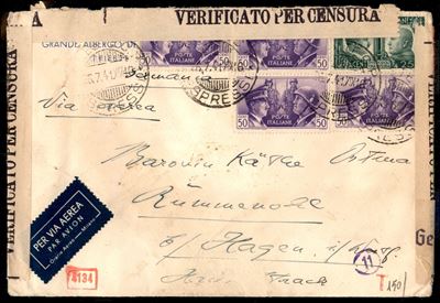 Italia / Regno / Vittorio Emanuele III / Aerogrammi