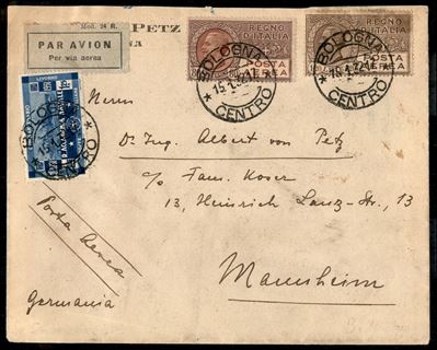 Italia / Regno / Vittorio Emanuele III / Posta Ordinaria + Aerea