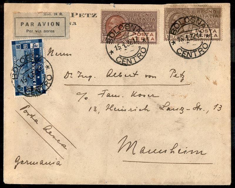 Italia / Regno / Vittorio Emanuele III / Posta Ordinaria + Aerea