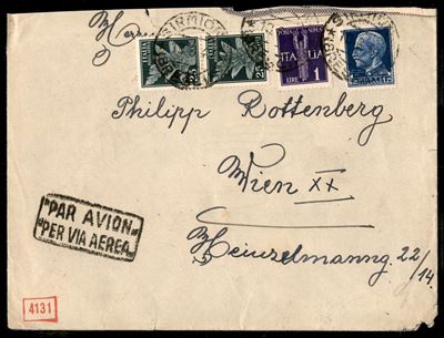 Italia / Regno / Vittorio Emanuele III / Aerogrammi